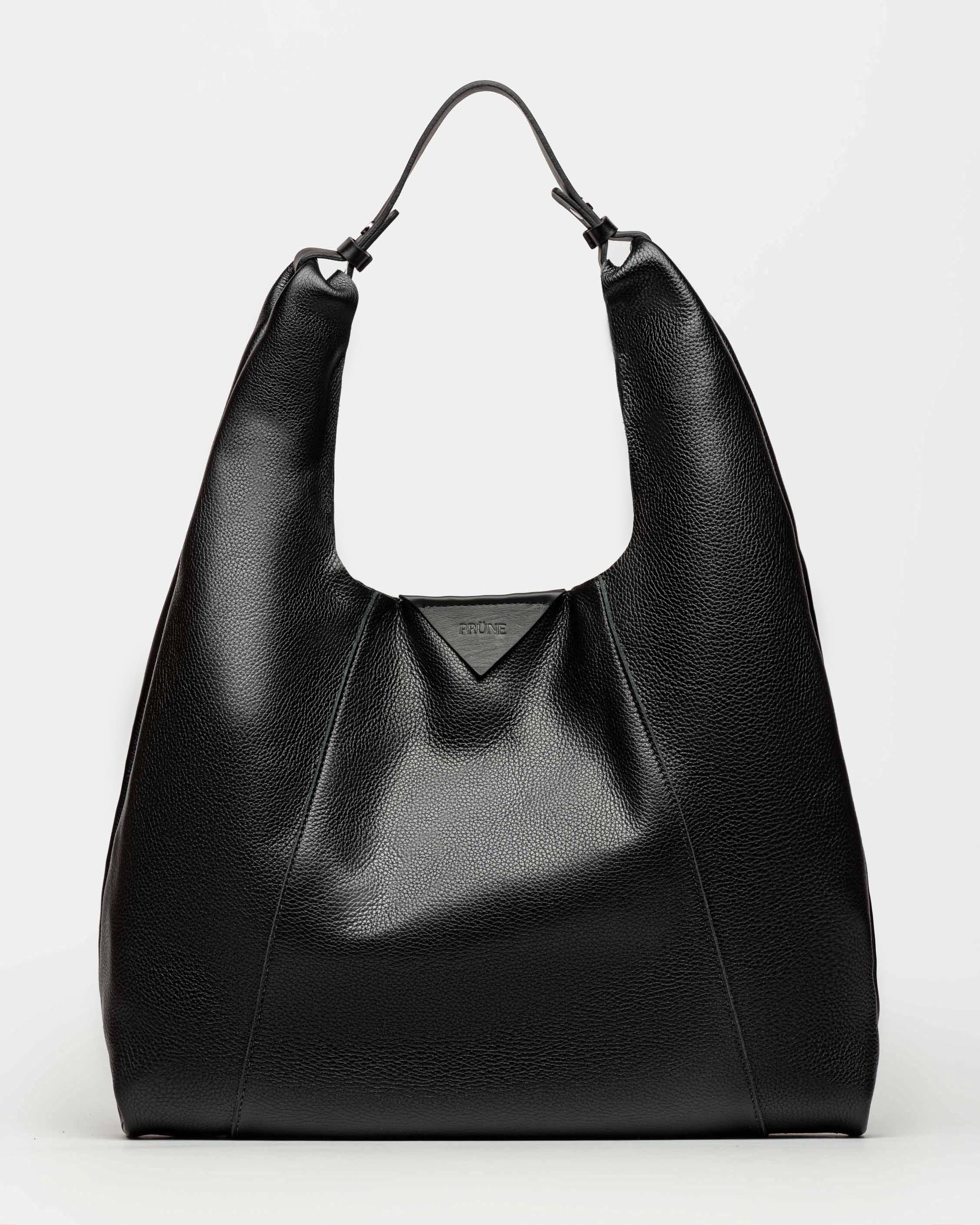 BOLSO THE SHOPPING EN CUERO GRANEADO